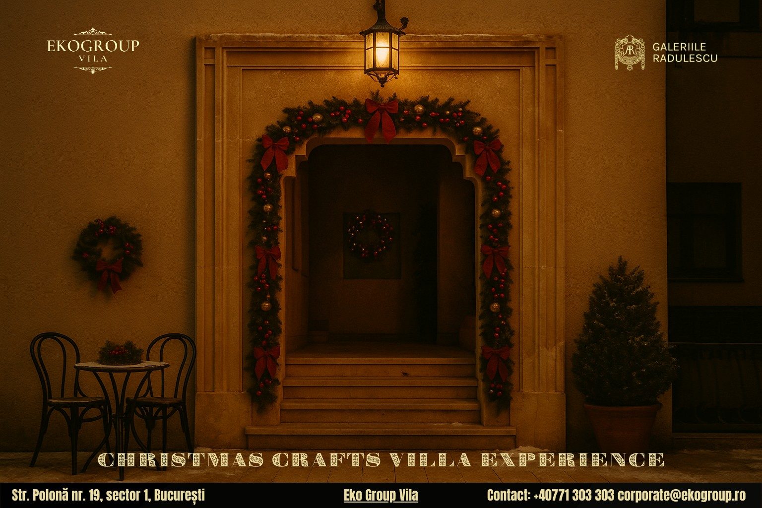 Activități de Crăciun cu parfum interbelic: o poveste în imagini și emoții la Eko Group Vila